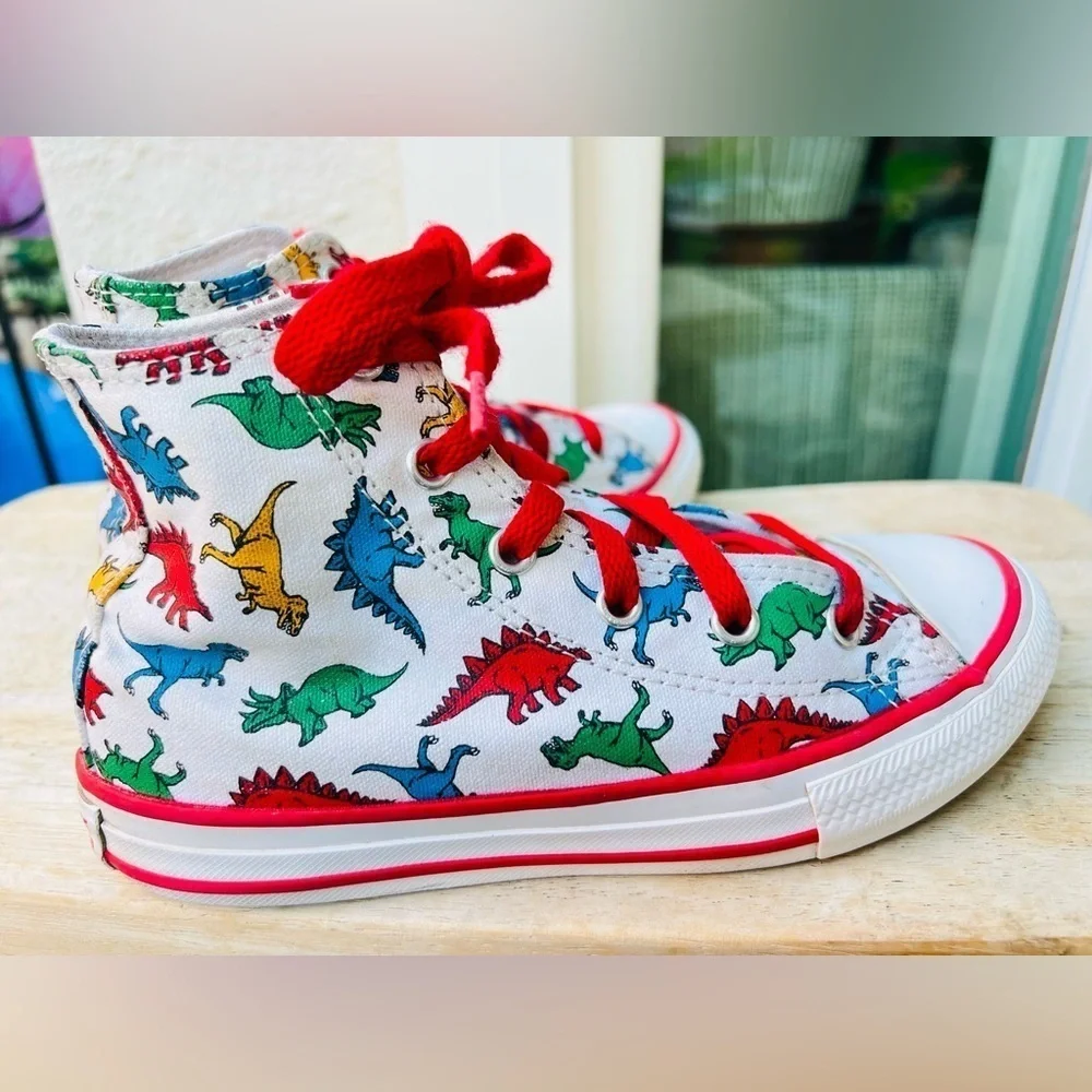 Converse Kids Chuck Taylor DINOVERSE High Top Sneaker DINOSAUR size 1